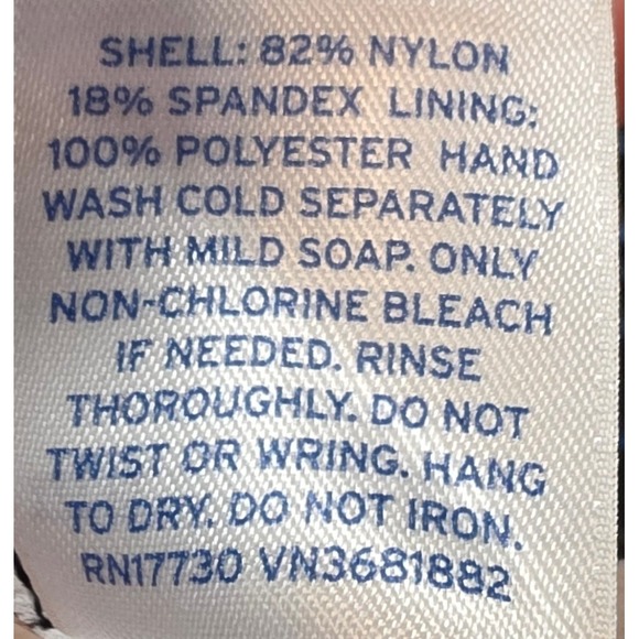 Marimekko x Target Womens L One Piece Swimsuit in Black White Paprika Print - Picture 7 of 7